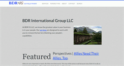 Desktop Screenshot of bdrinternationalgroup.com