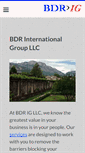 Mobile Screenshot of bdrinternationalgroup.com