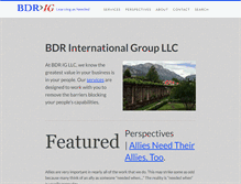 Tablet Screenshot of bdrinternationalgroup.com